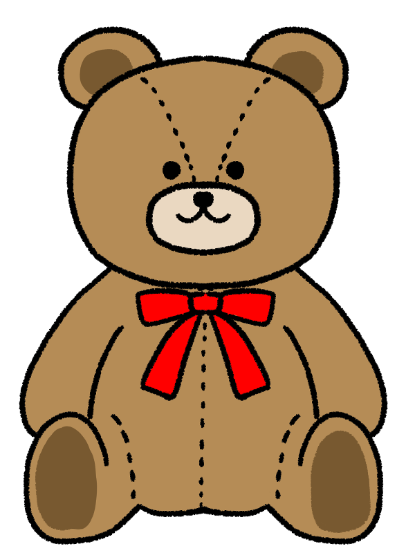 テディベアのイラスト - ONWAイラスト