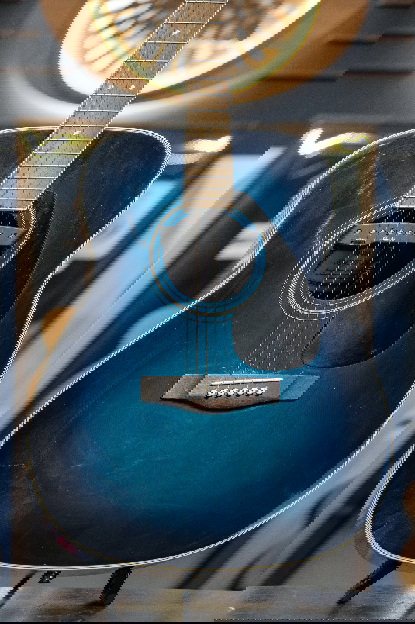 2000s Yamaha FG-423S OBB oriental blue burst