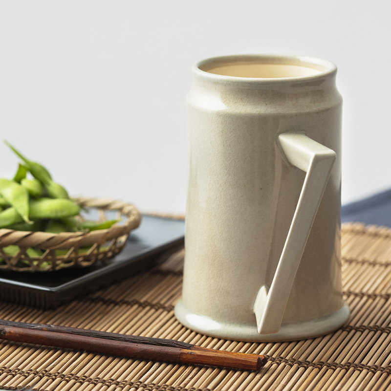 薩摩青釉麦酒杯(大)[サツマアオユウバクシュハイ（ダイ）]｜沈壽官窯