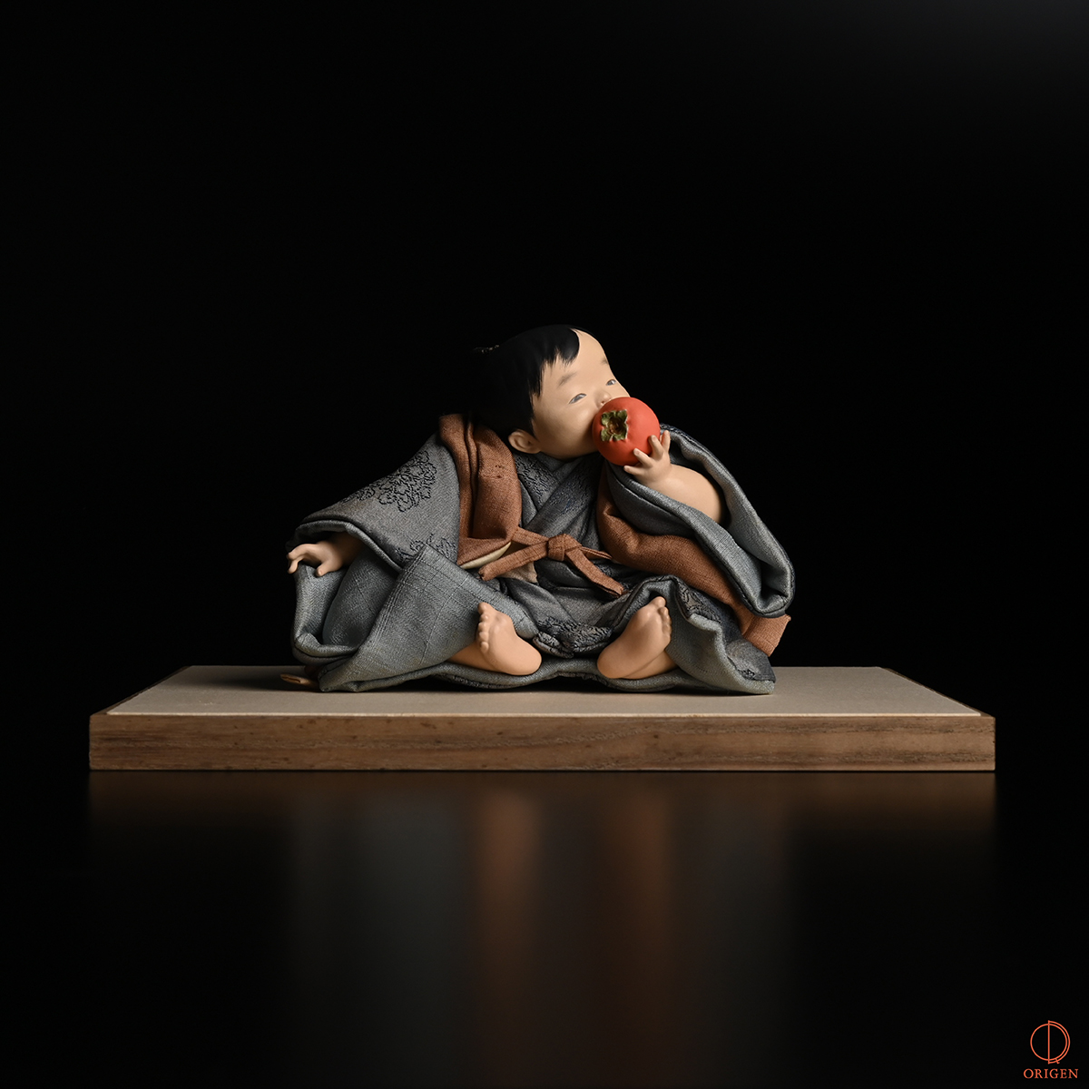 骨董品買取実例・実績 - 人間国宝 平田郷陽『熟柿』 - ORIGEN