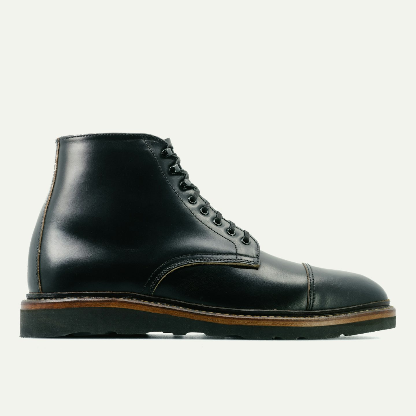 Cap-Toe Lakeshore Boot - Black Chromexcel, Vibram Christy Sole
