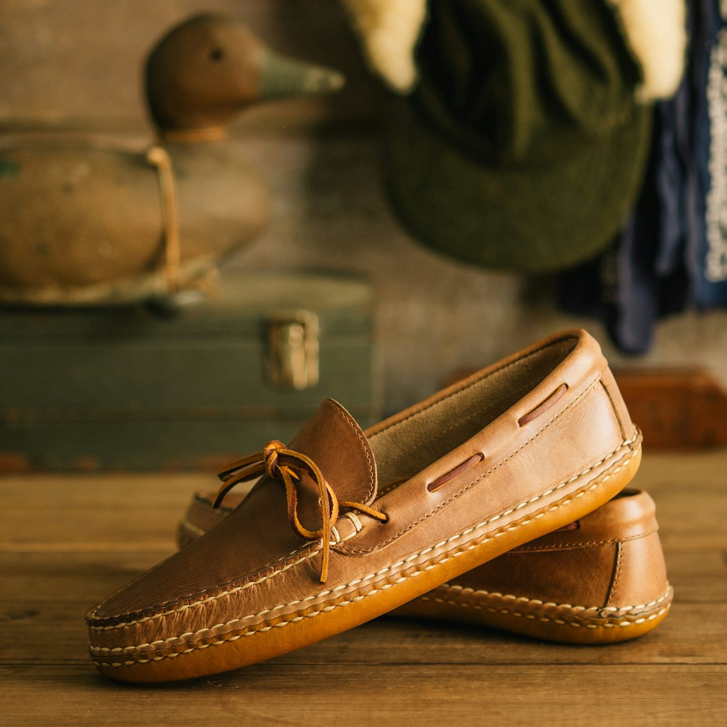 Woodland Moc - Horween Natural Chromexcel, Chromepak Voyageur Sole