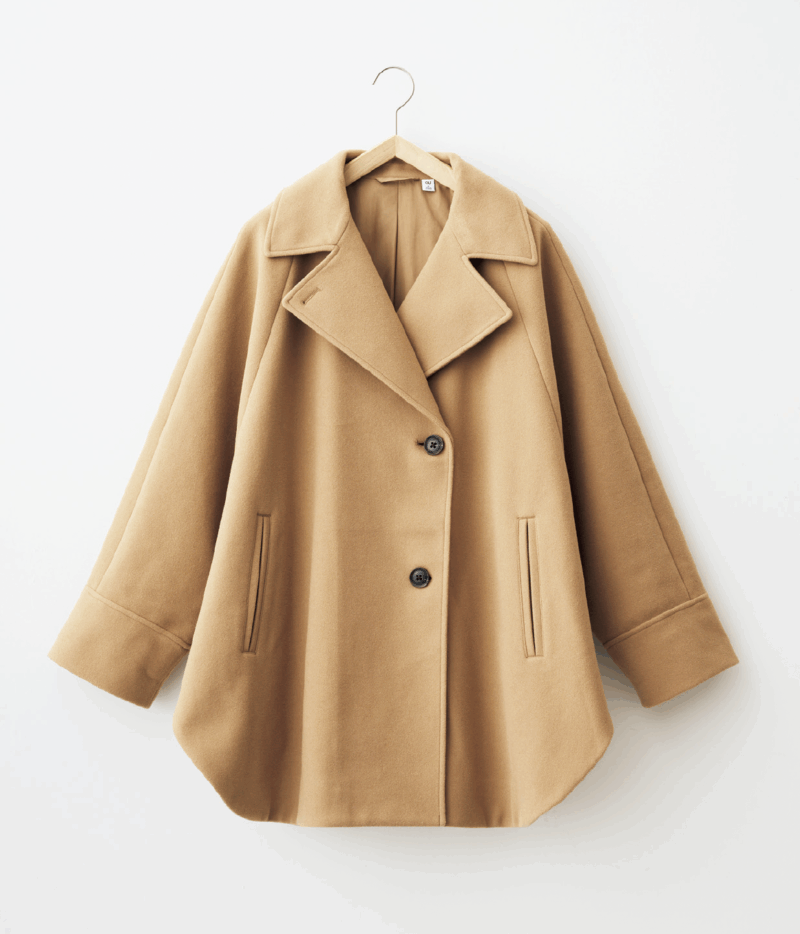 GUで指名買い】今買いたい「ケープコート」が50代のファッションを