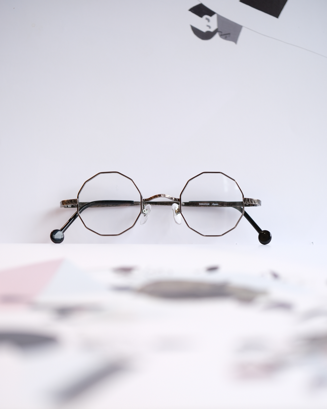 ハンマー叩き出しの12角形 | 染谷眼鏡店