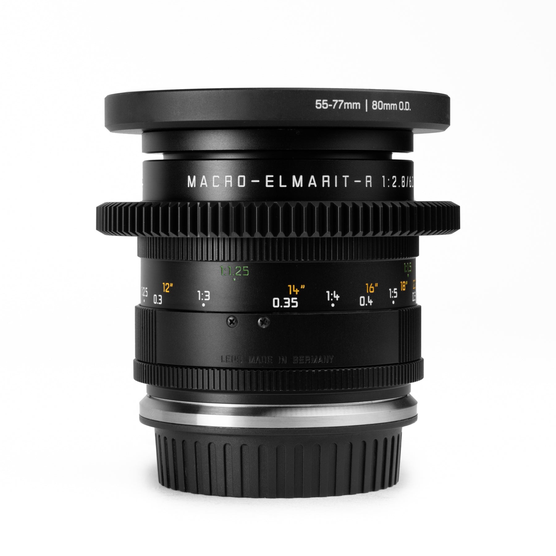 LEICA R 60mm F2.8 MACRO-ELMARIT-R ROM Duclos Cine-Mod Canon EF