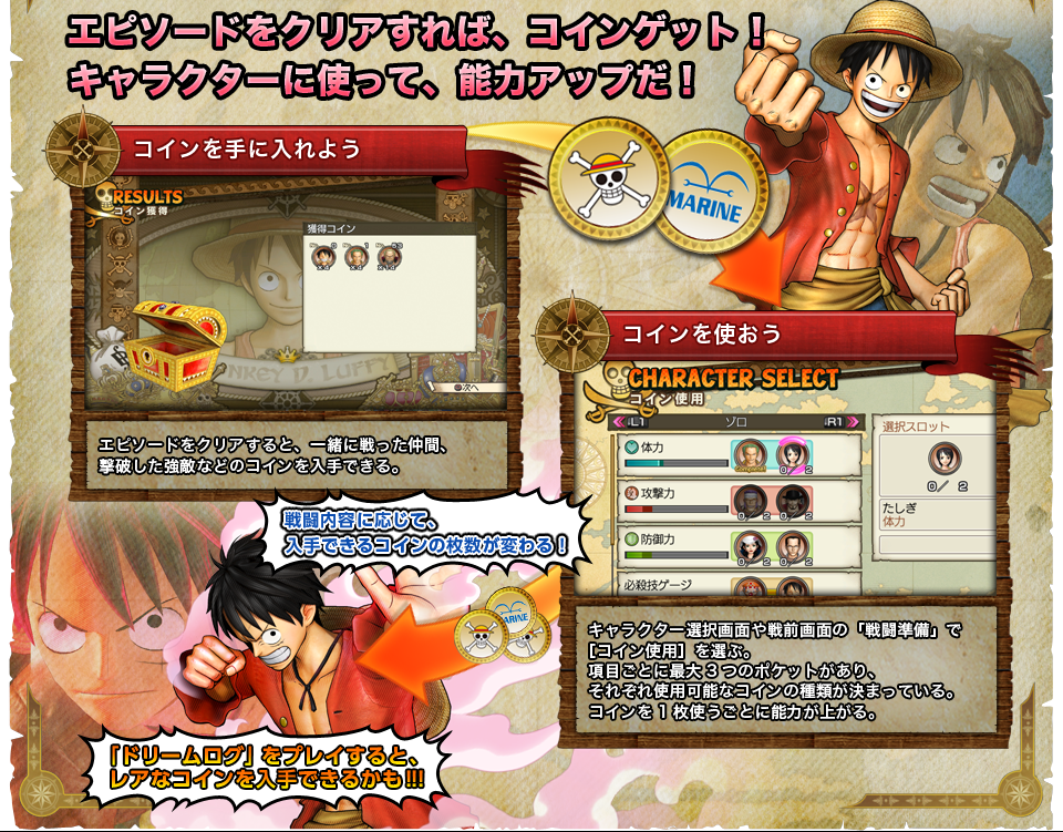 ワンピース 海賊無双3 | バンダイナムコエンターテインメント公式サイト