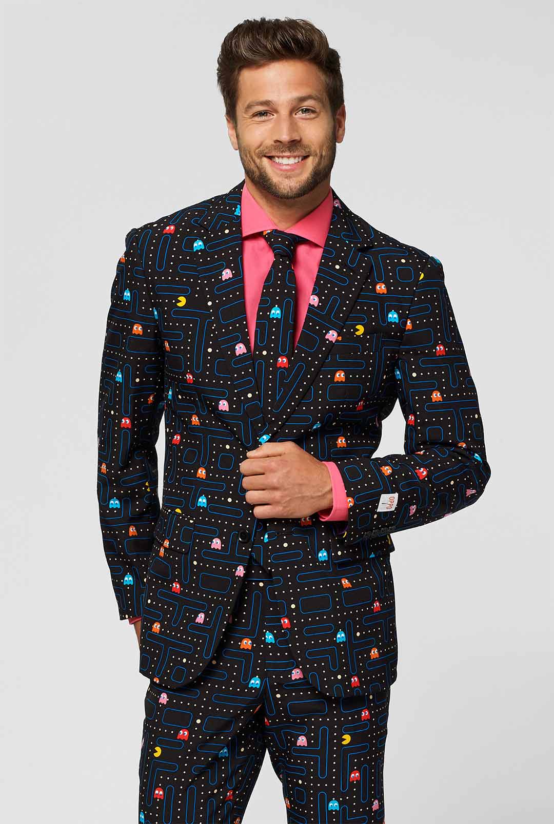 Men's Pac-Man Costume Suit – Official, Bold & Tailored | OppoSuits