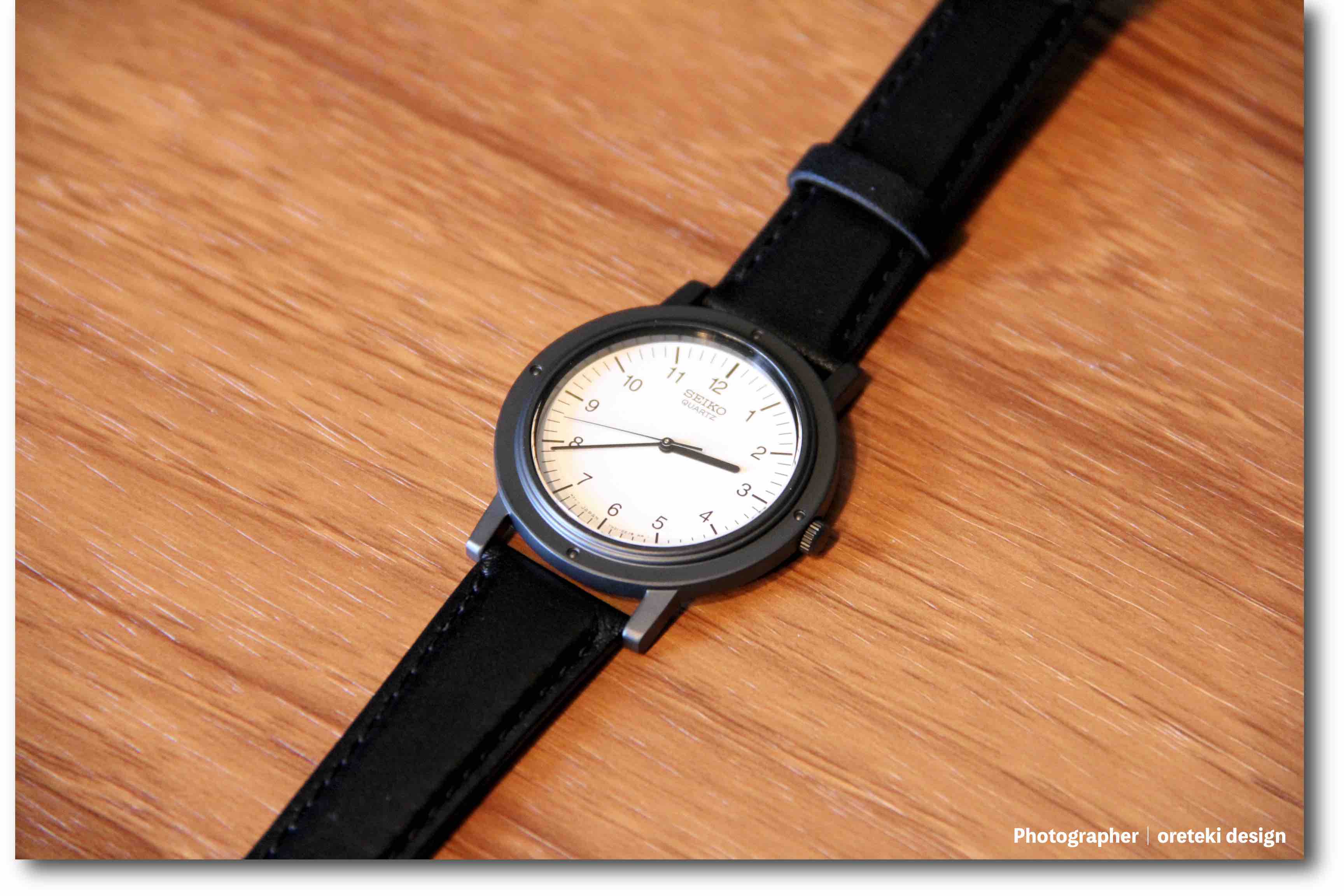 pizza SEIKO シャリオ 黒文字盤 スティーブ・ジョブズ復刻版 pizza様