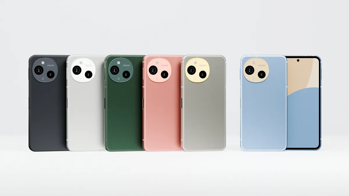 AQUOS sense9 発表！豊富なカラバリに166gの軽量ボディ、Pro IGZO OLED