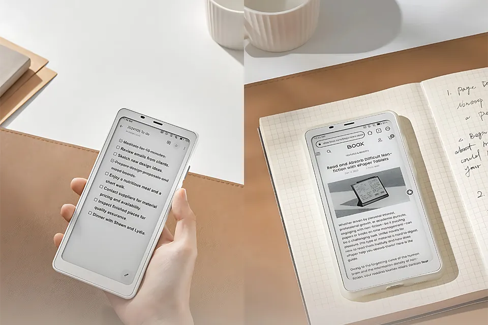 スマホのような6インチ電子ペーパータブレット「BOOX Palma 2」発売