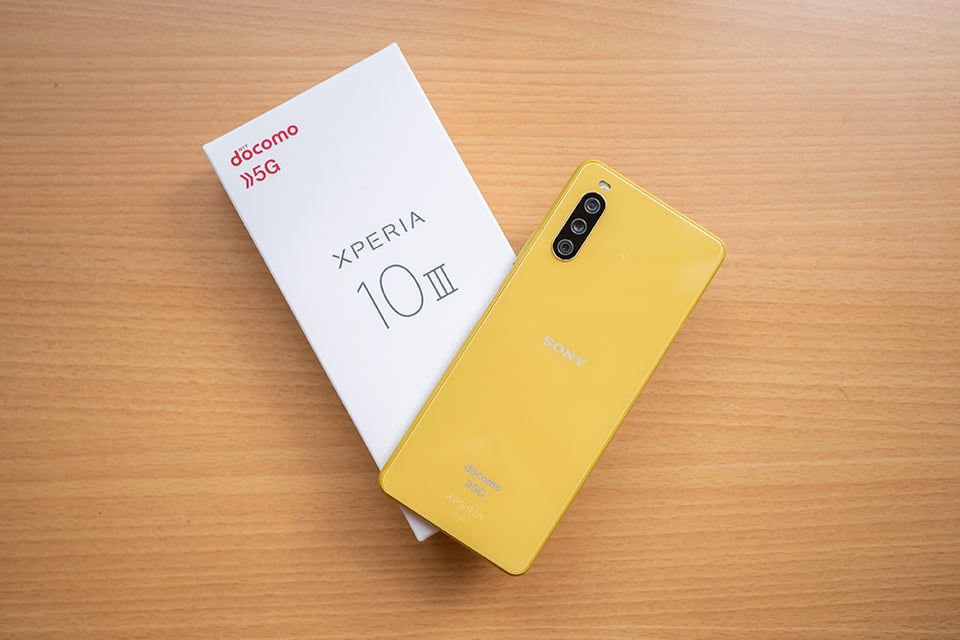 Xperia 10 III SO-52B 購入！このサイズ感がいい！開封とファースト