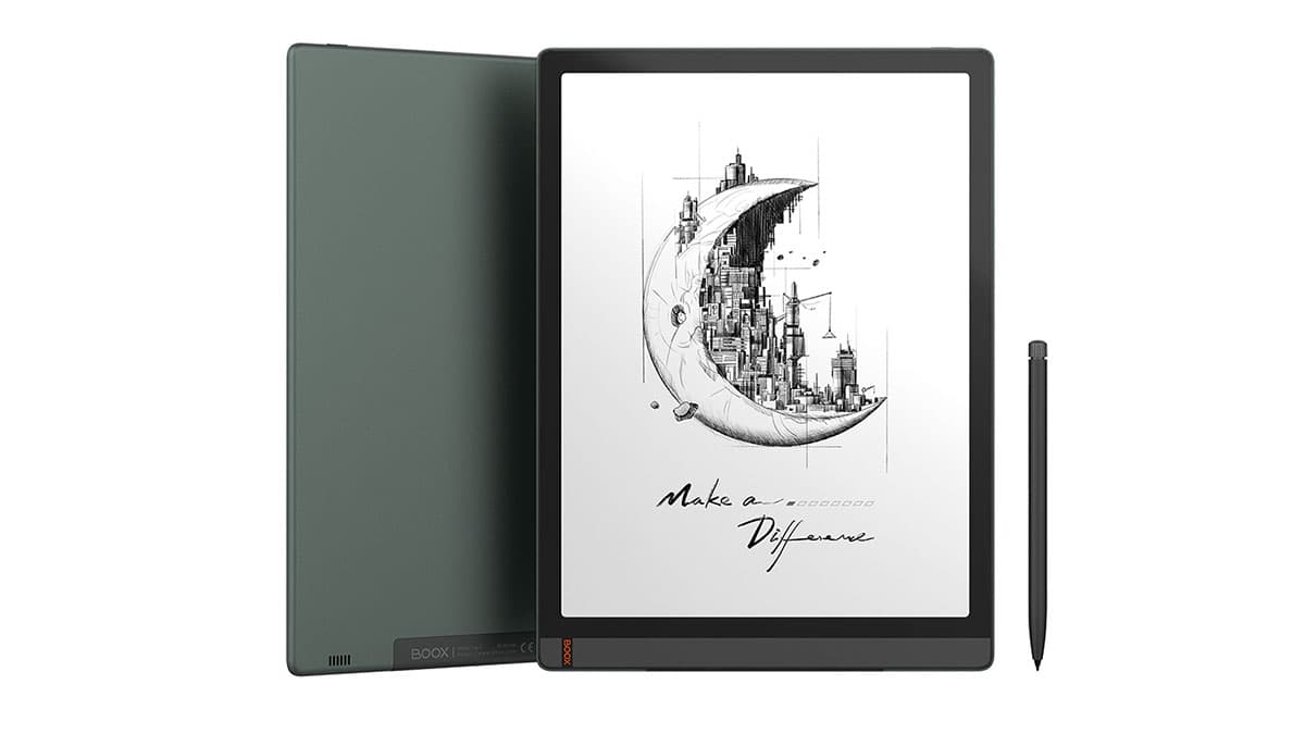 A4サイズ13.3インチでGPU搭載の電子ペーパータブレットBOOX Tab X発表