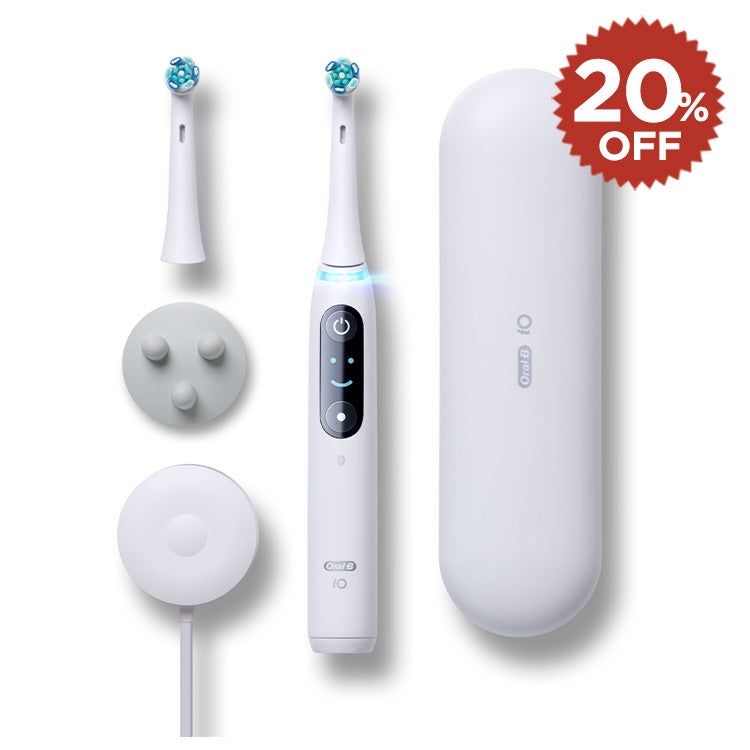 電動歯ブラシ ブラウンオーラルB 公式 | iO8（ホワイトアラバスター