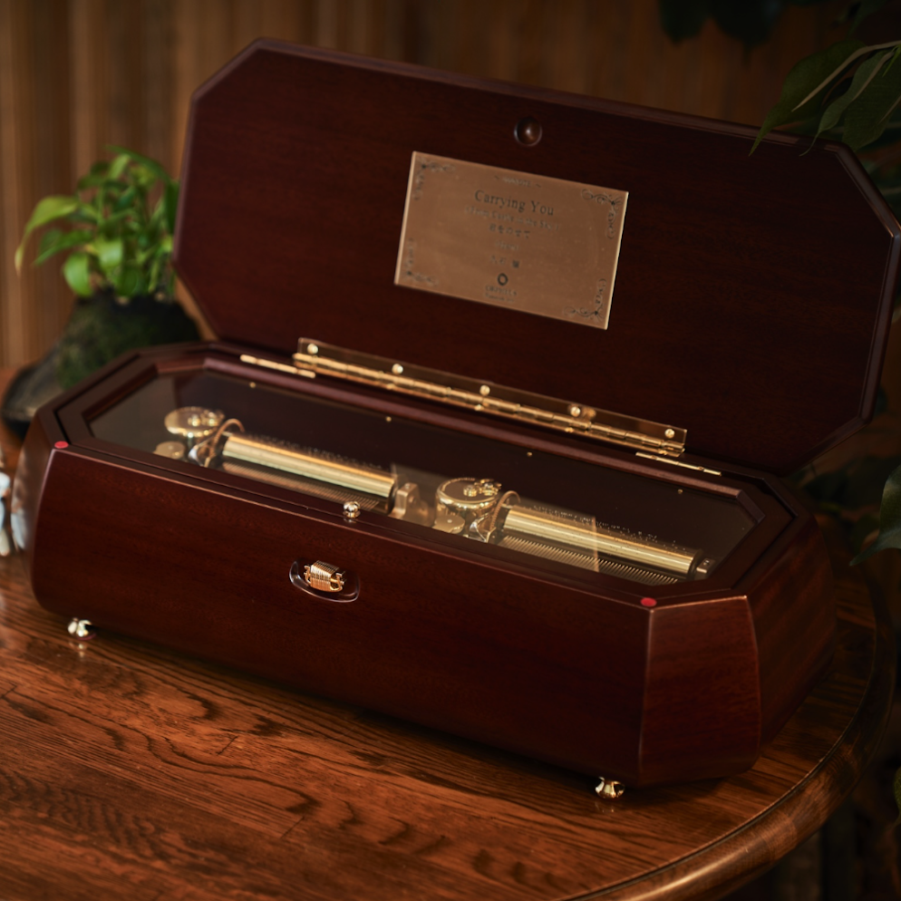 ORPHEUS 木製オルゴール SANKYO マホガニー オルフェウス C99 SANKYO