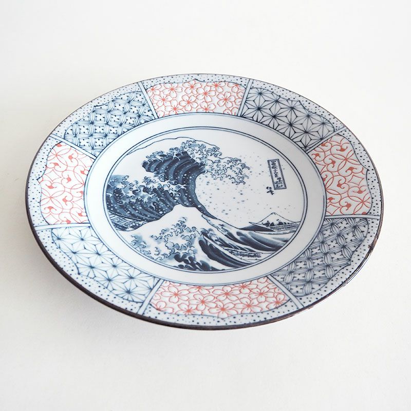 波富士 染付 大皿｜和食器通販｜織部 Online Store【公式】