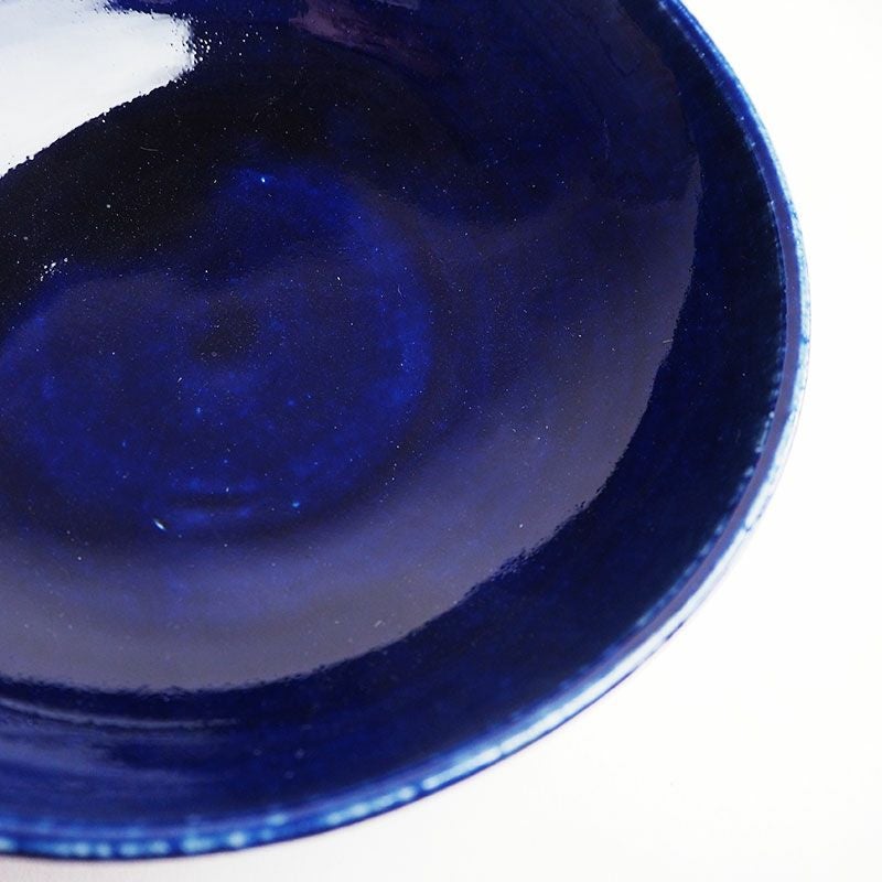 ルリ釉 沓型中鉢｜和食器通販｜織部 Online Store【公式】