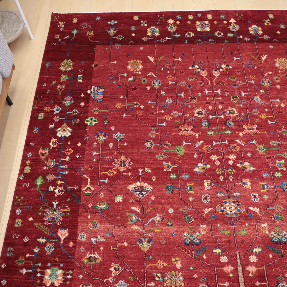 ゾランヴァリ・ギャッベ／ルリバフ 286×218cm（ZX-1422）｜高密度