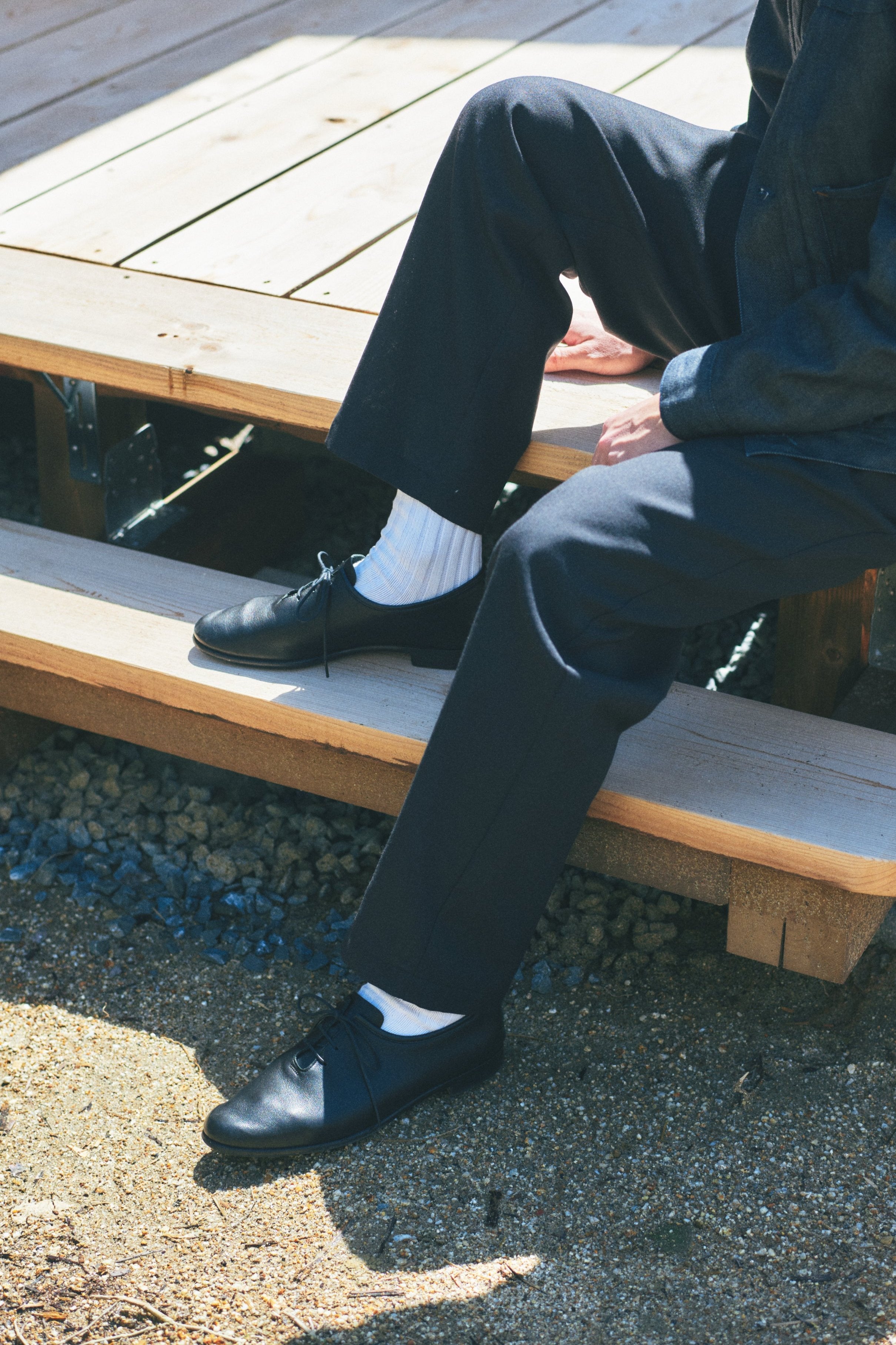 ORIENTAL オリエンタル 001 Unlined plain toe Black (R-0002) レザー