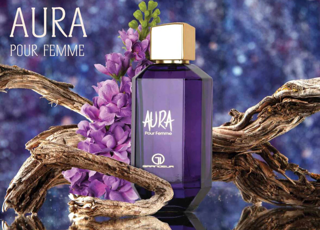 AURA POUR FEMME EDP - 100 ML (3.4oz) BY GRANDEUR – Oriental Aromas