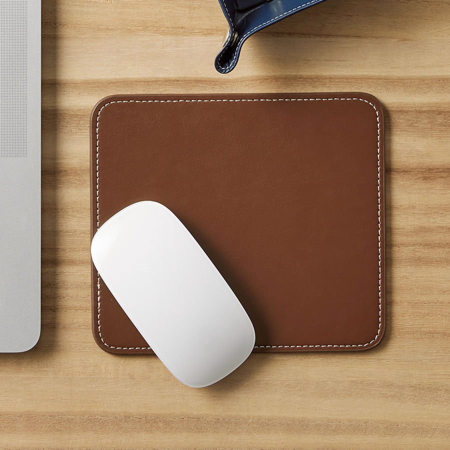 オリジナル レザーマウスパッド(スクエア)【最安値374円】｜オリジナル