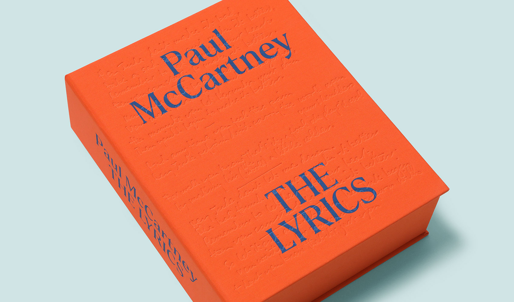 Paul McCartney: The Lyrics (special edition) - Fonts In Use