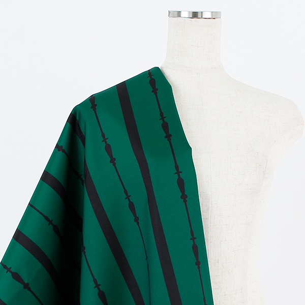 青と緑のストライプ 織物ランナー、裂織 青と緑のストライプ 織物