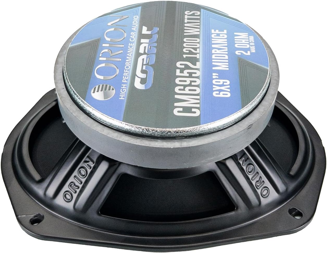 Orion CM6952 - 6x9 Inch 2 Ohm Midrange Speaker 300 Watts RMS