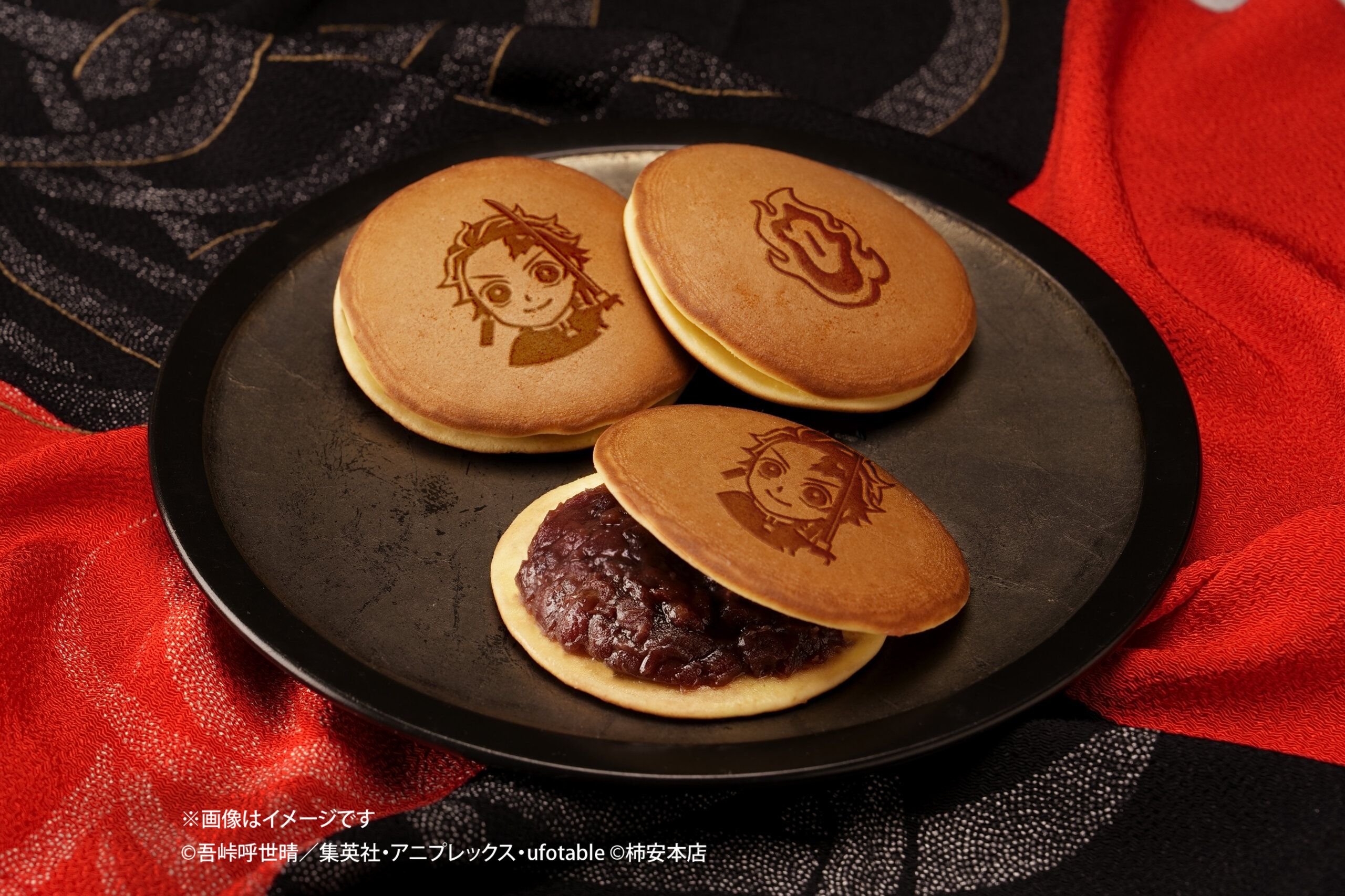 人気アニメ「鬼滅の刃」の“炭治郎”と“煉獄さん”のどら焼きが登場