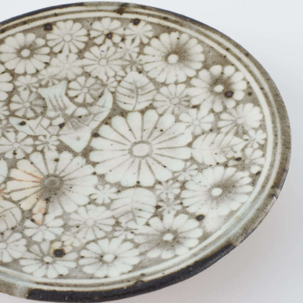 作家 薮本寛之 花三島皿 3寸 ¥2,970 大人の焼き物