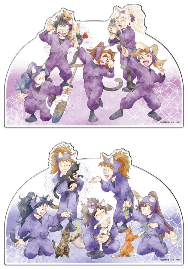 雑渡昆奈門まで忍たま22キャラが猫耳姿で集結「忍たま乱太郎 in