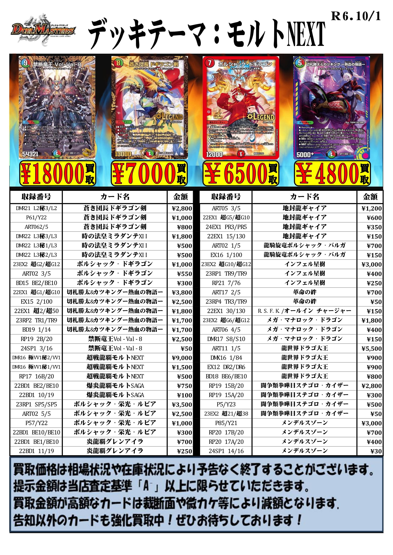 □デュエルマスターズ買取告知！□ | おたちゅう 新潟黒埼店