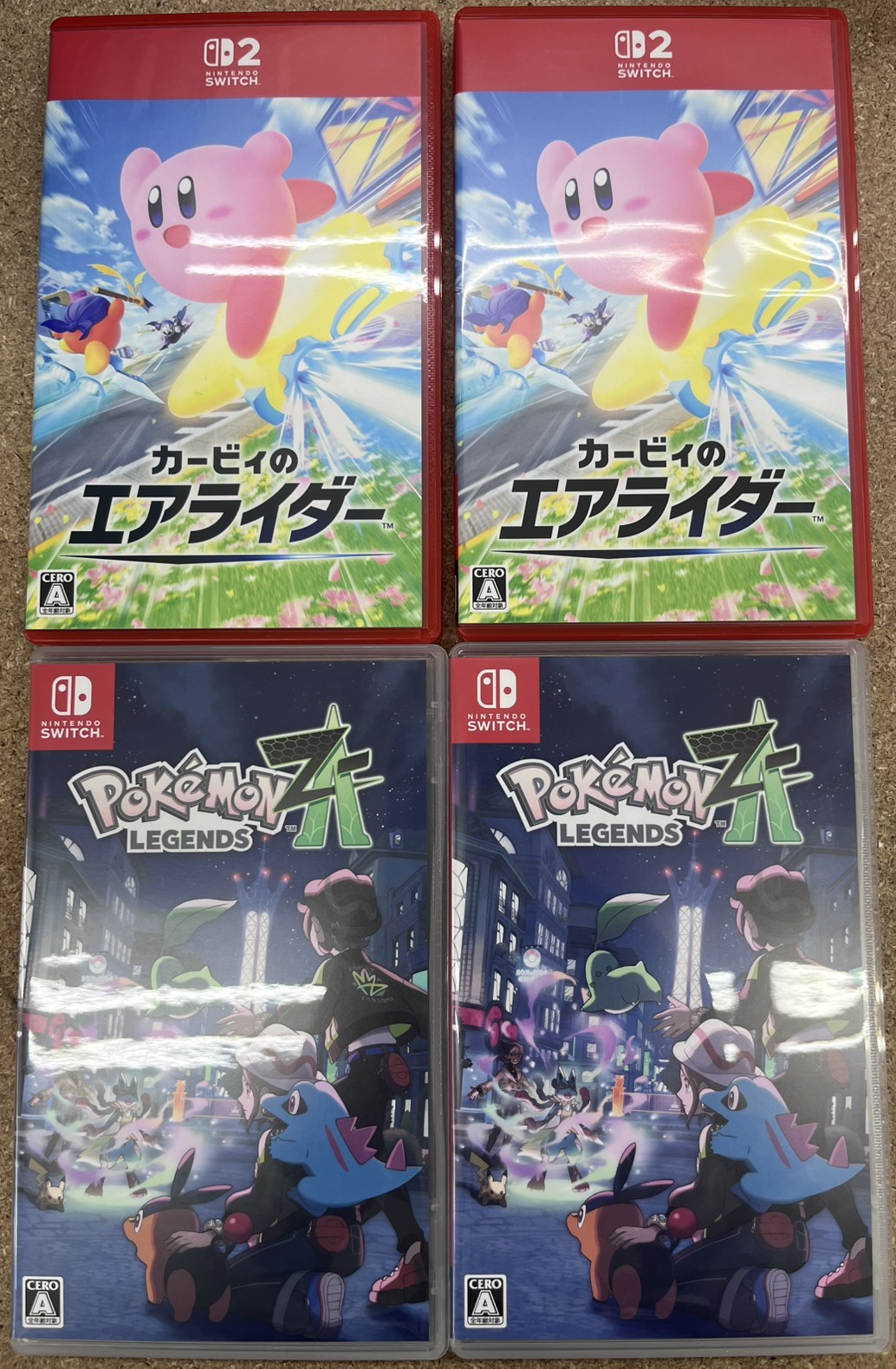 カービィのエアライダー、ポケモンZ-Aを買い取らせて頂きました