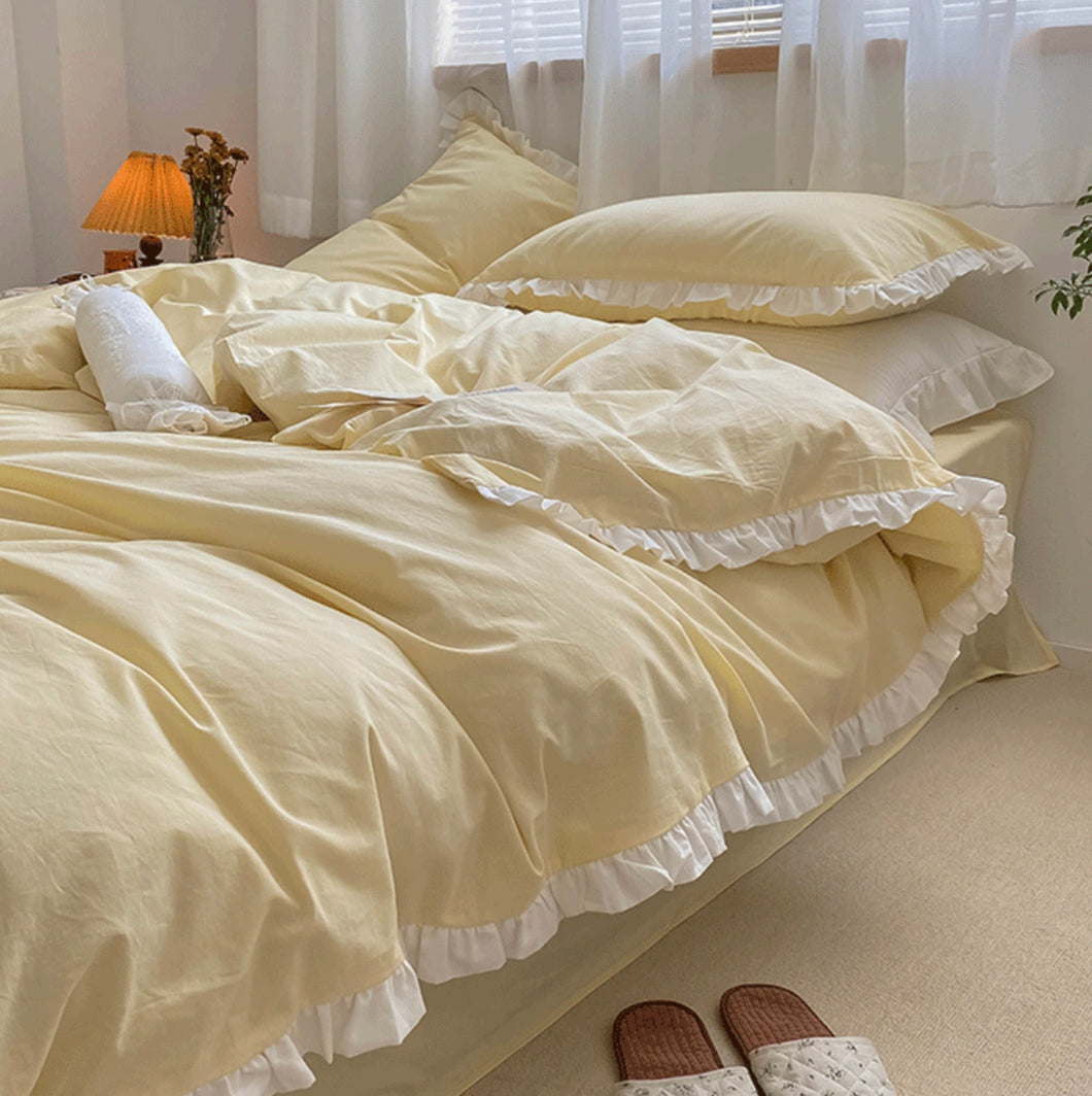 コットンレースベッドカバー セット – 韓国デザイン雑貨・インテリア