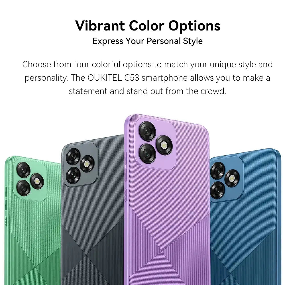 Oukitel C53 5G 6.6-inch 4300mAh Battery 8.9mm Ultra-thin Body