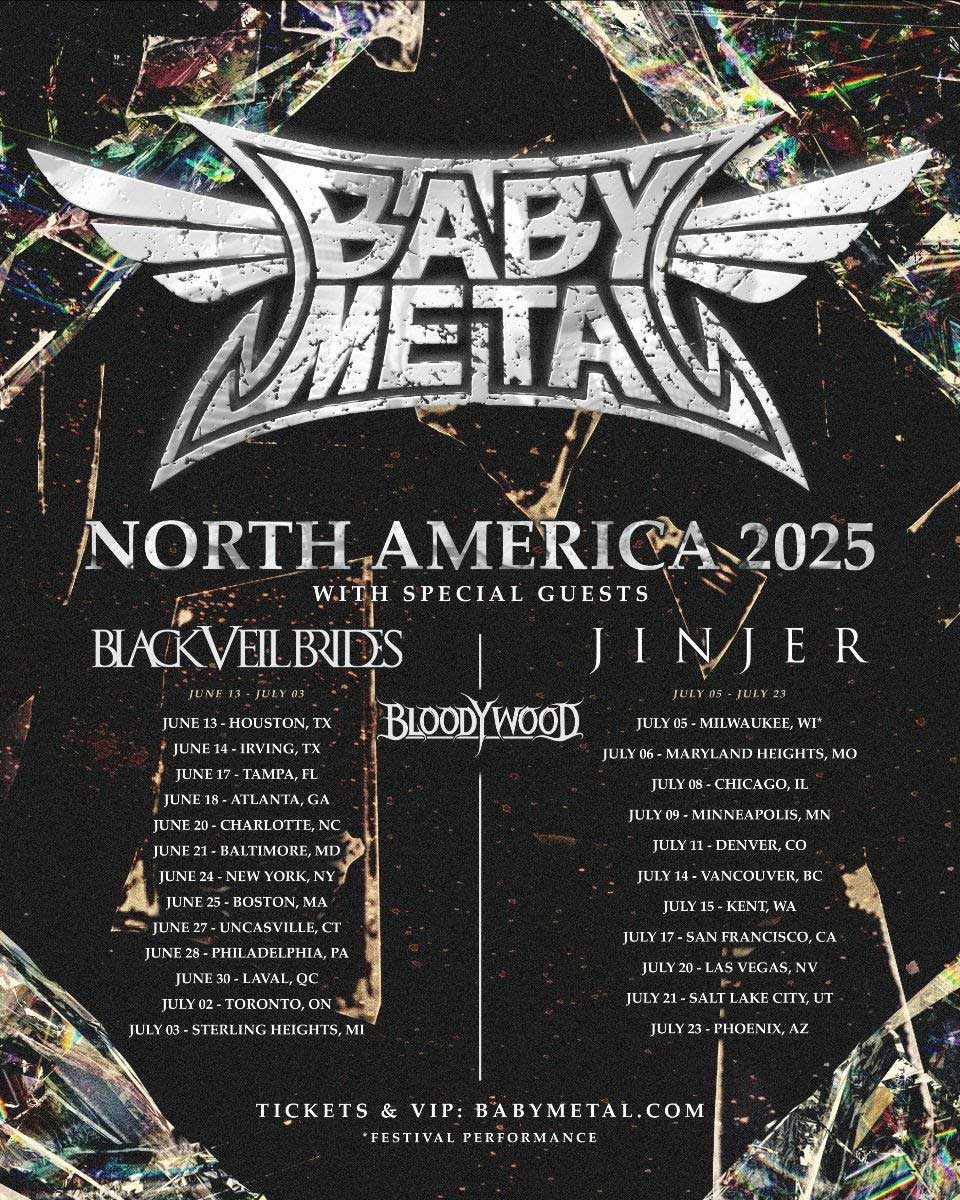 JINJER Announces 2025 North American Tour Dates with Headliners