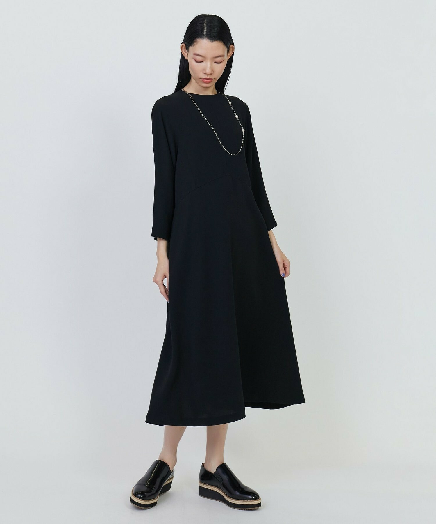 トリアセジョーゼットワンピース】｜【L'EQUIPE(レキップ)】｜BIGI