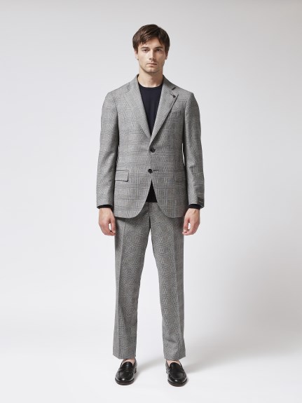 ウールグレンチェックスーツ（スーツ）｜STRASBURGO OUTLET