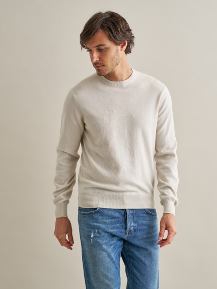 カシミヤクルーネックニット（ニット）｜STRASBURGO OUTLET