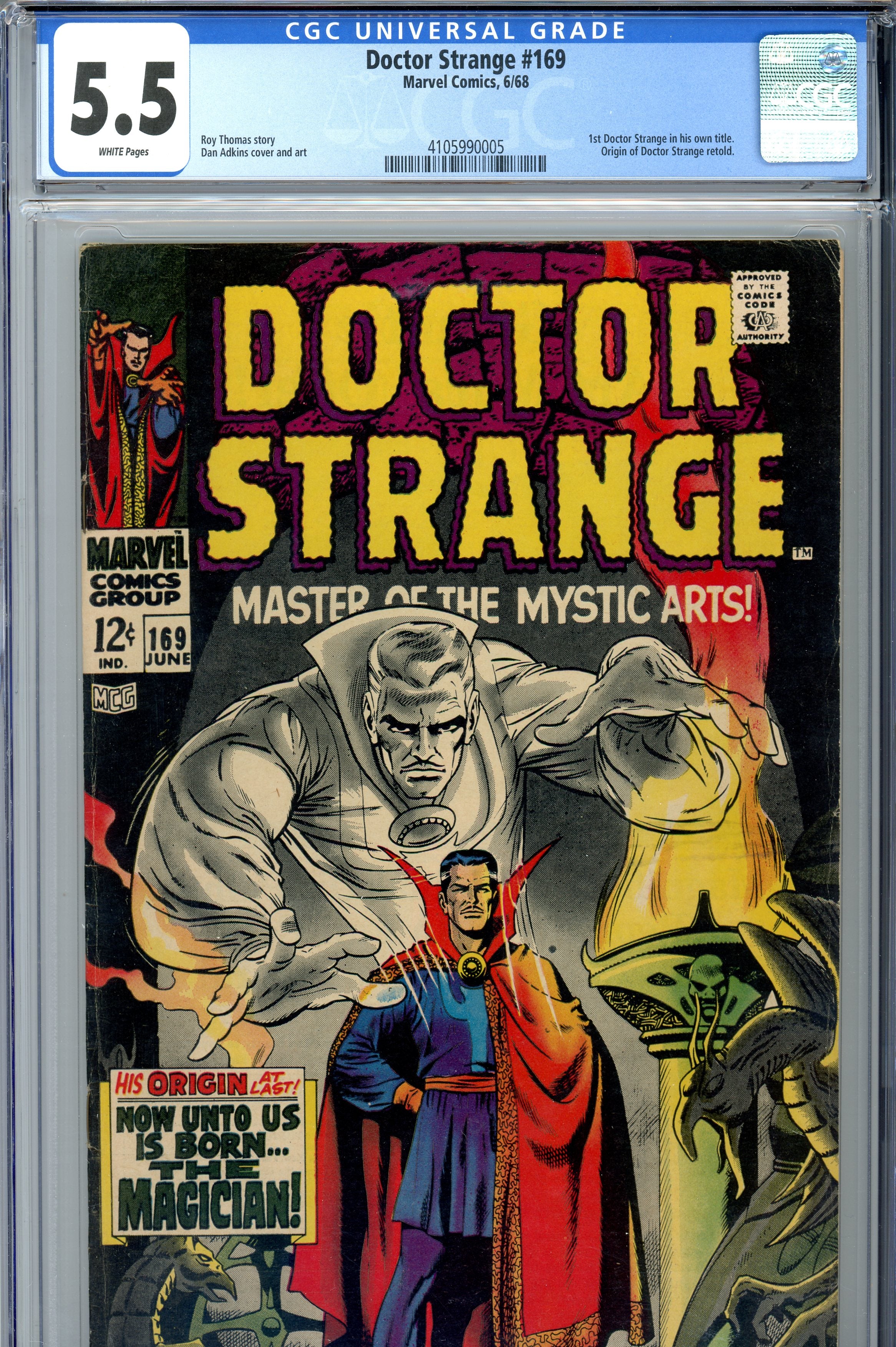 Doctor Strange #169 CGC 5.5 – Out of the Vault Collectibles