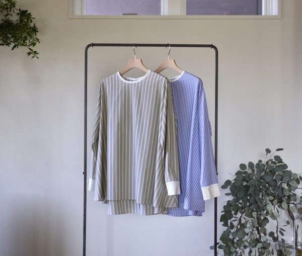シワになりにくい播州織フレアブラウス – OURHOME