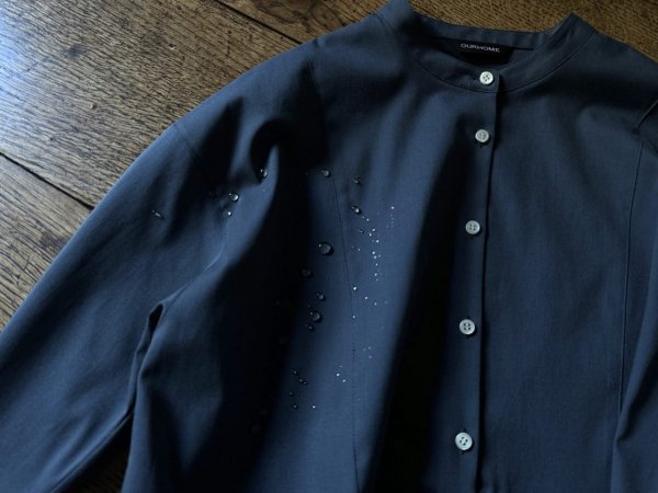 シワになりにくい胸元切り替えロングシャツ – OURHOME