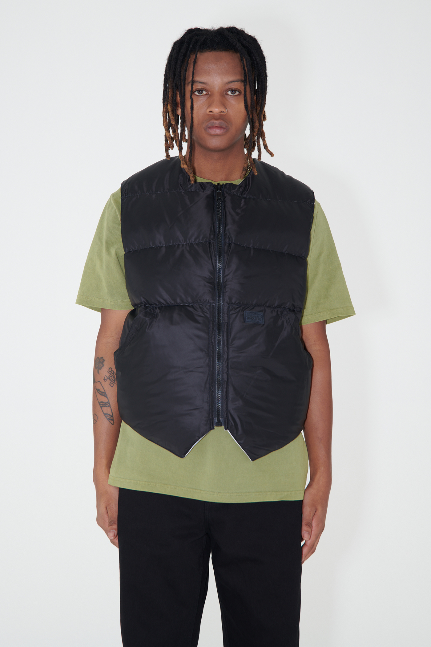 Our Legacy - STÜSSY X OL X CDW VEST in White/Black