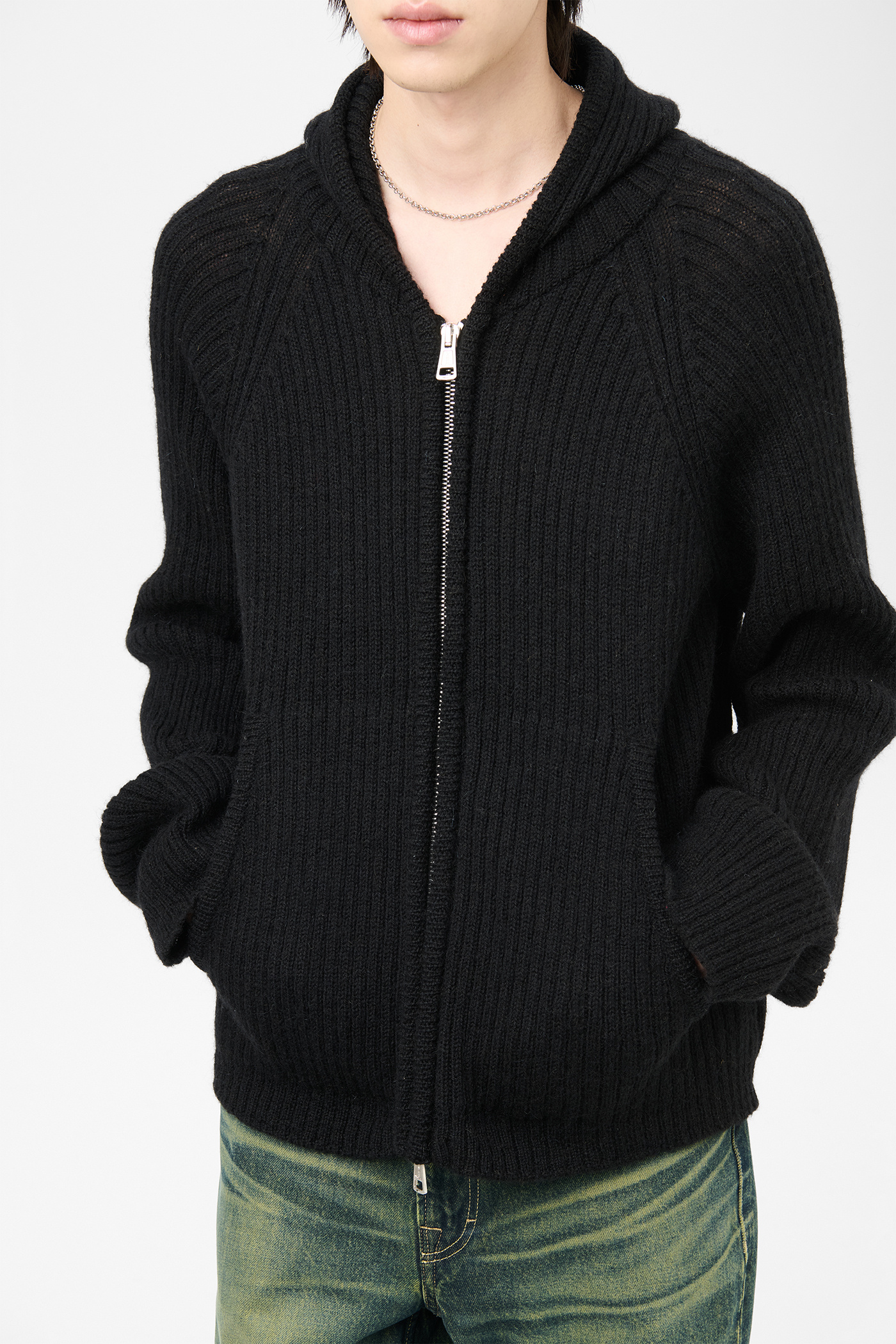 Our Legacy - Level Hood Jet Black Isles Wool