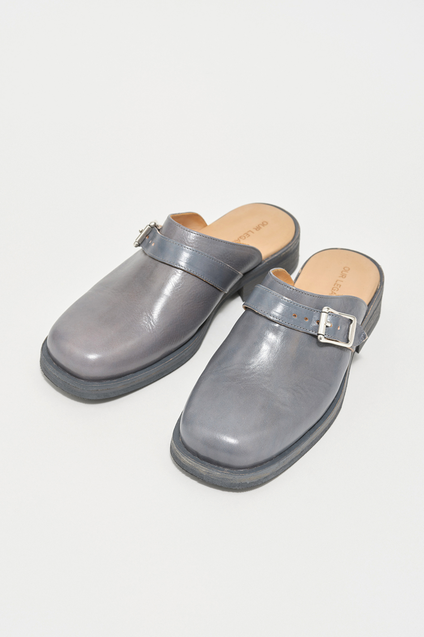 Our Legacy - Camion Mule Deep Sky Leather