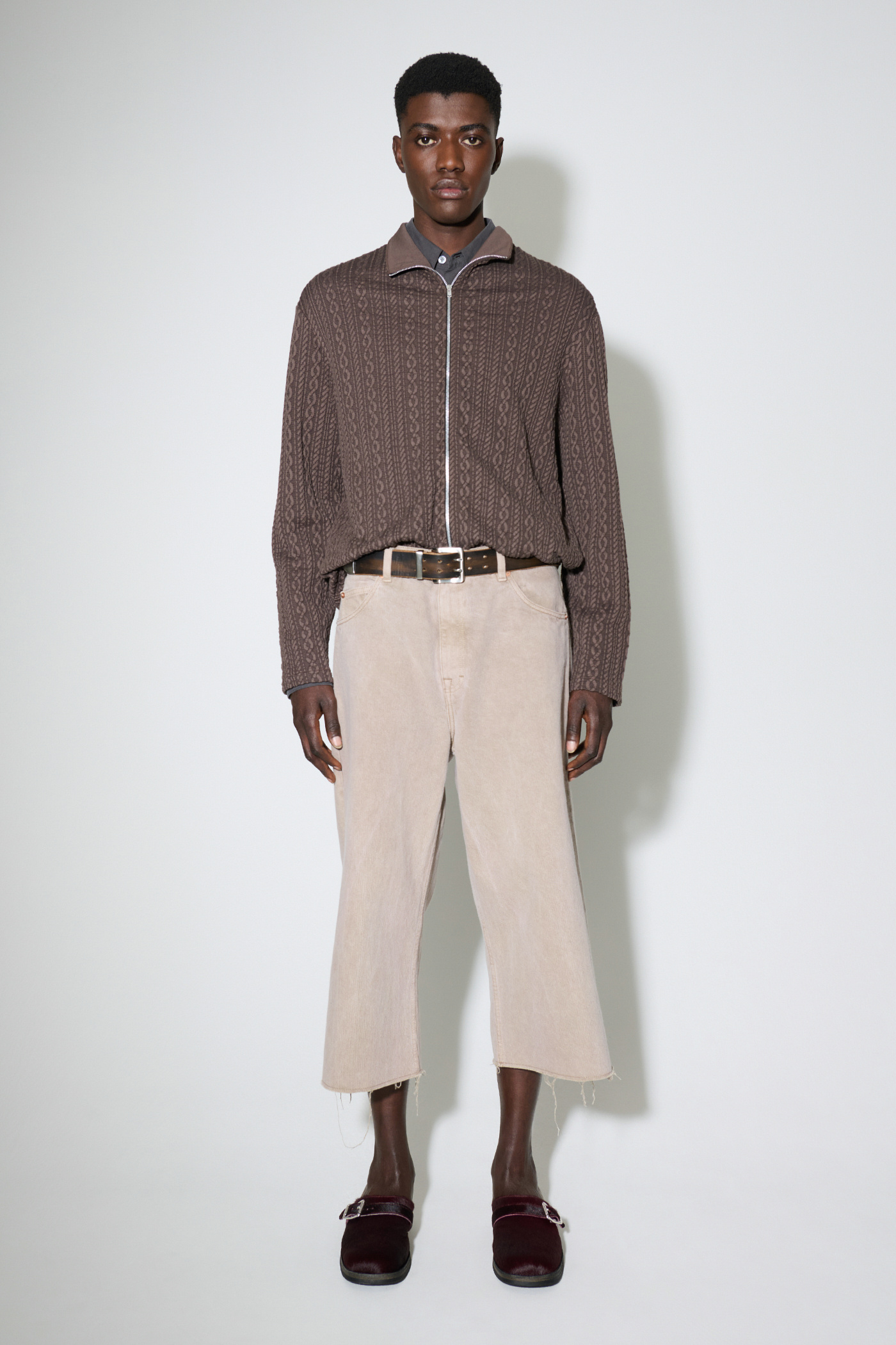 Our Legacy - Capri Cut Pink Cast Chain Twill