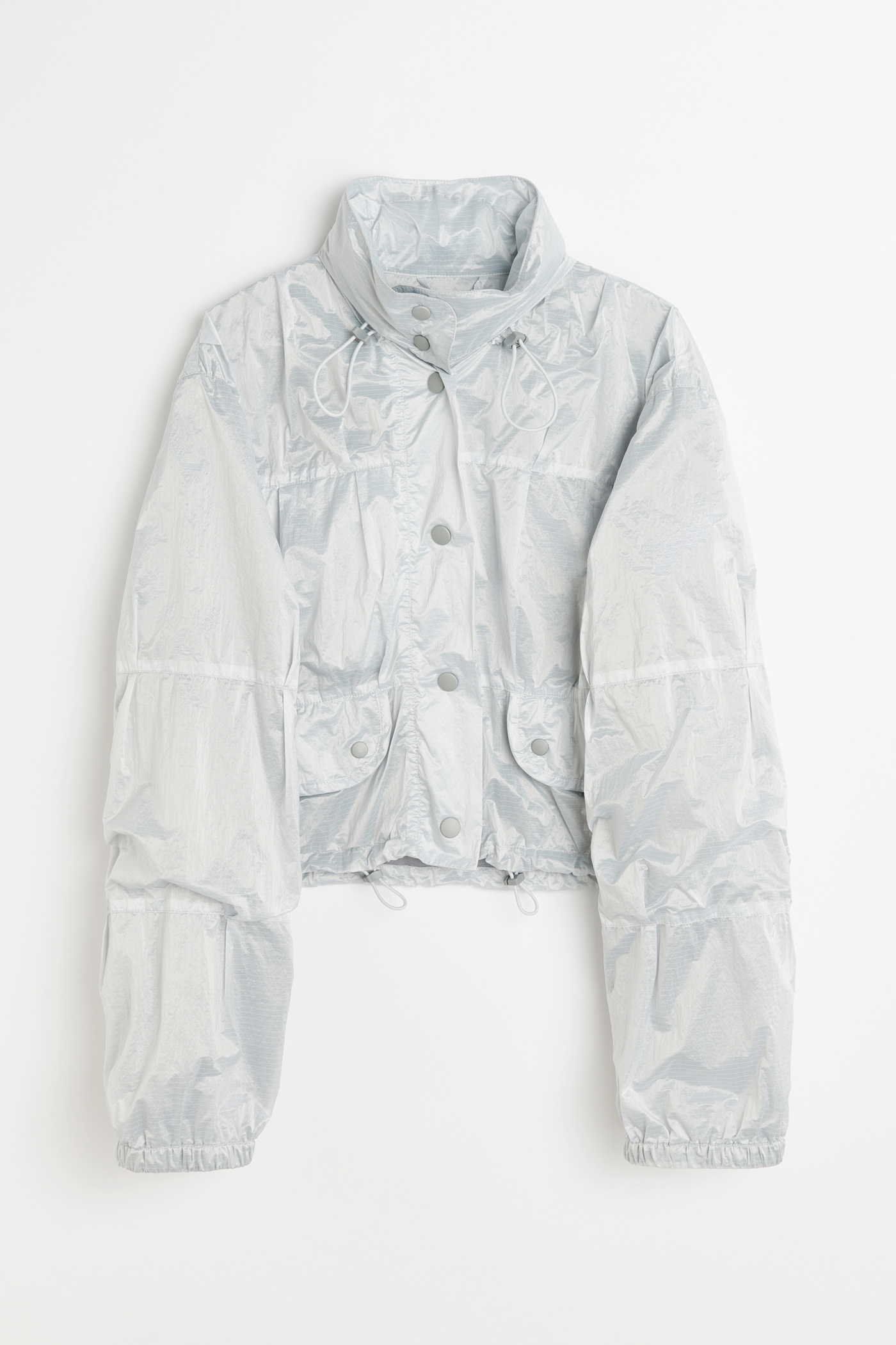 Our Legacy - Cropped Exhale Puffa Vapor Cream Parachute Ripstop