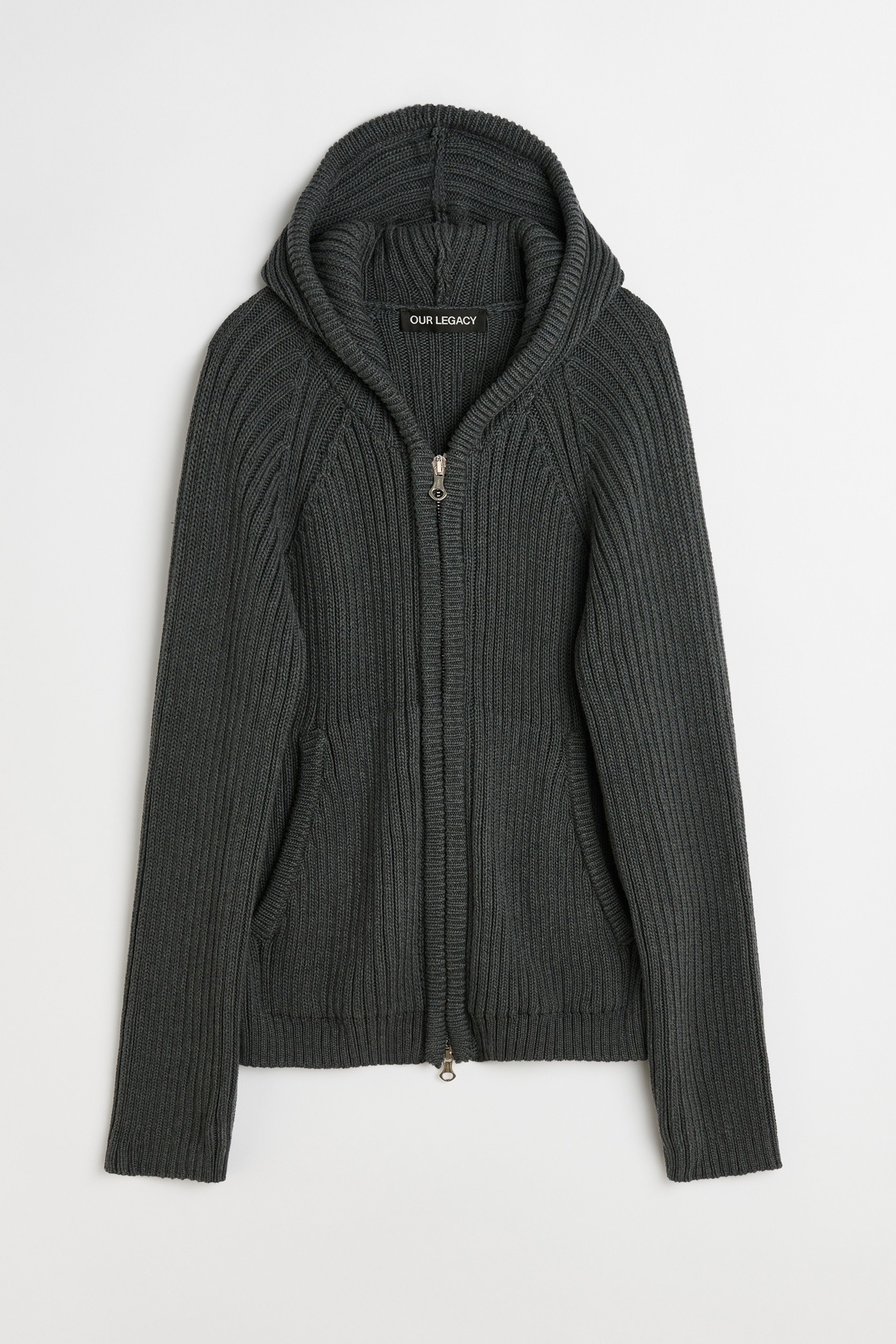 Our Legacy - Level Hood Dark Grey Melange Dry Cotton