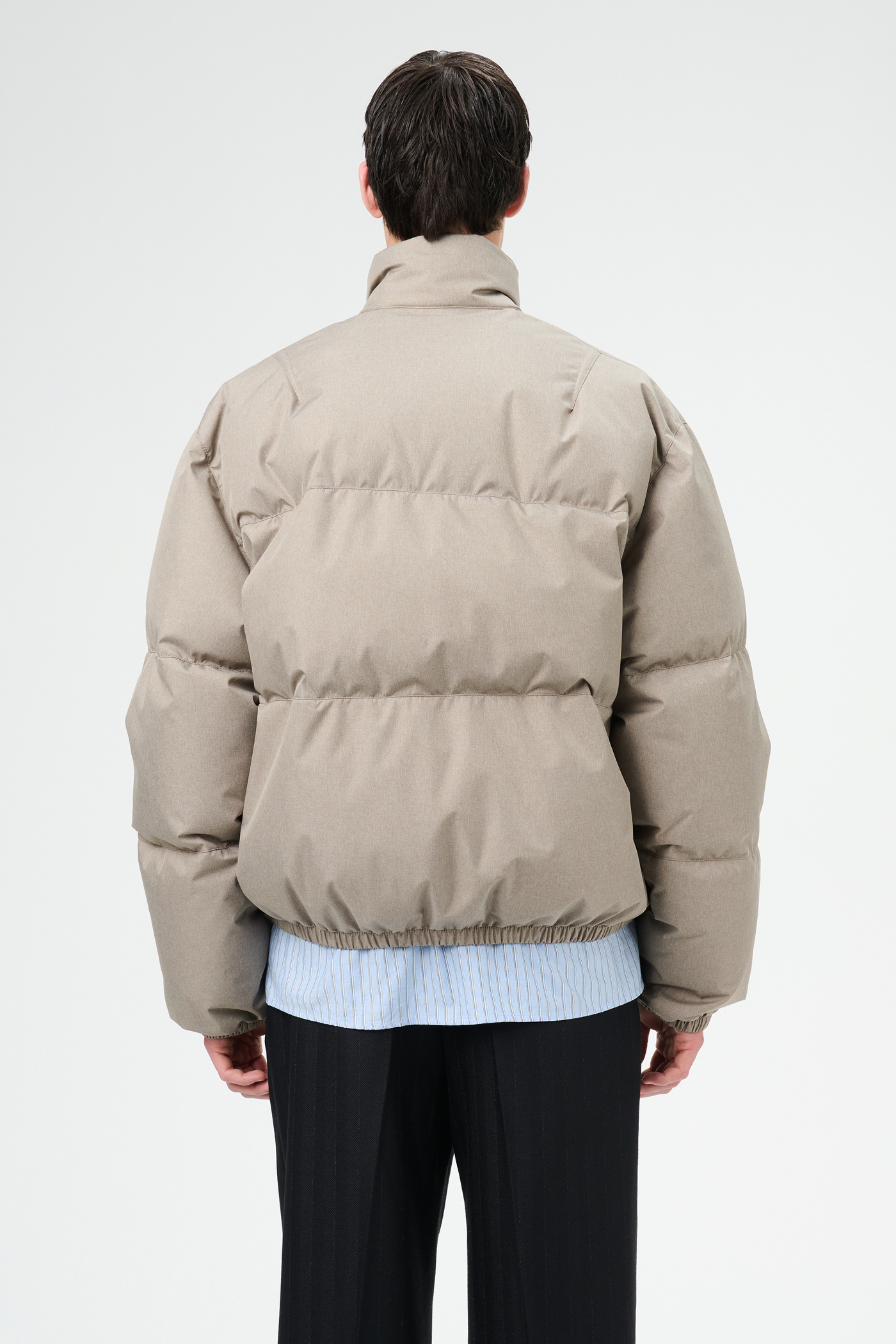Our Legacy - Inhale Puffa Doubleganger Beige Mel Nylon