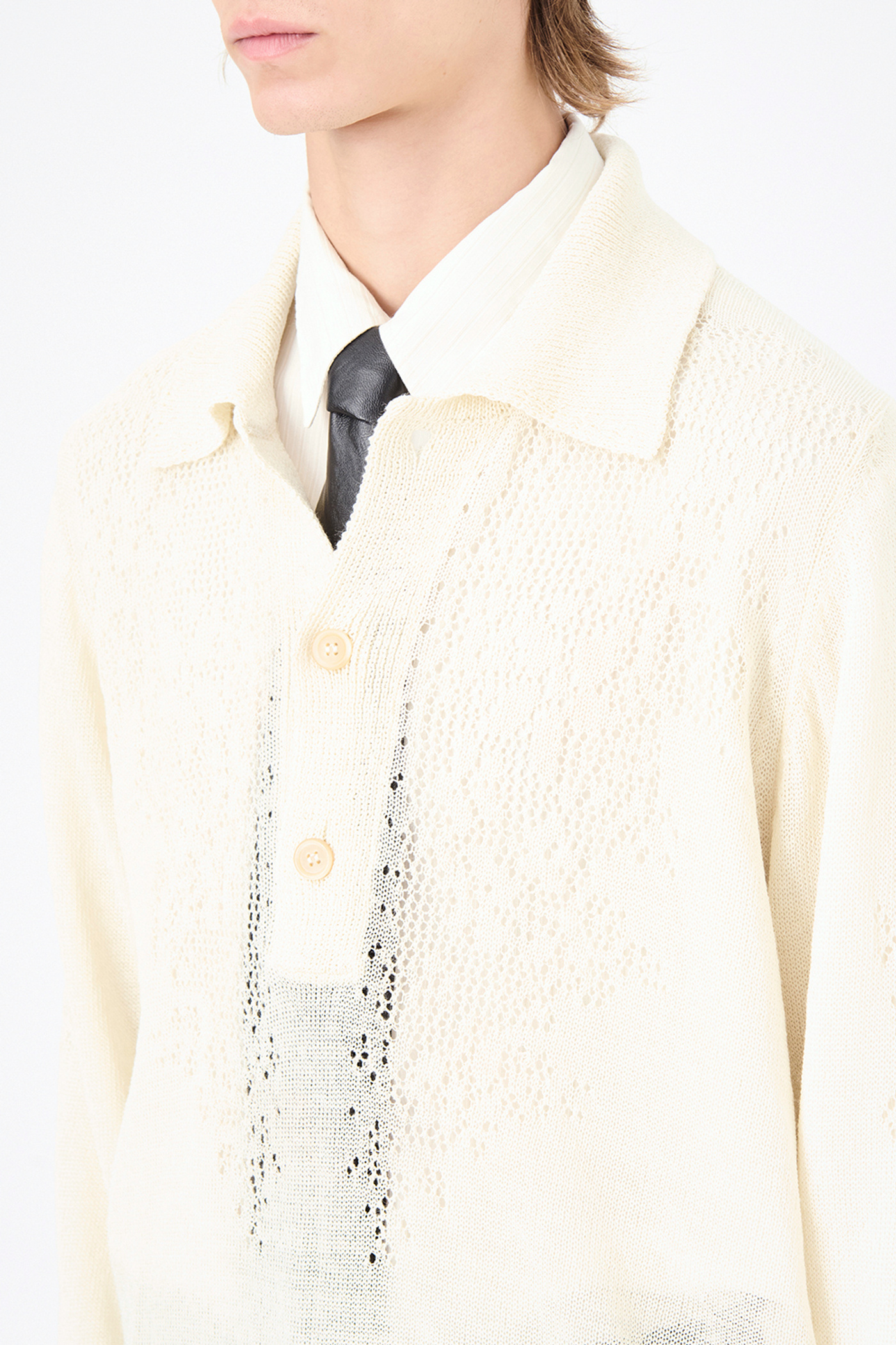 Our Legacy - Big Piquet White Floral Pointille