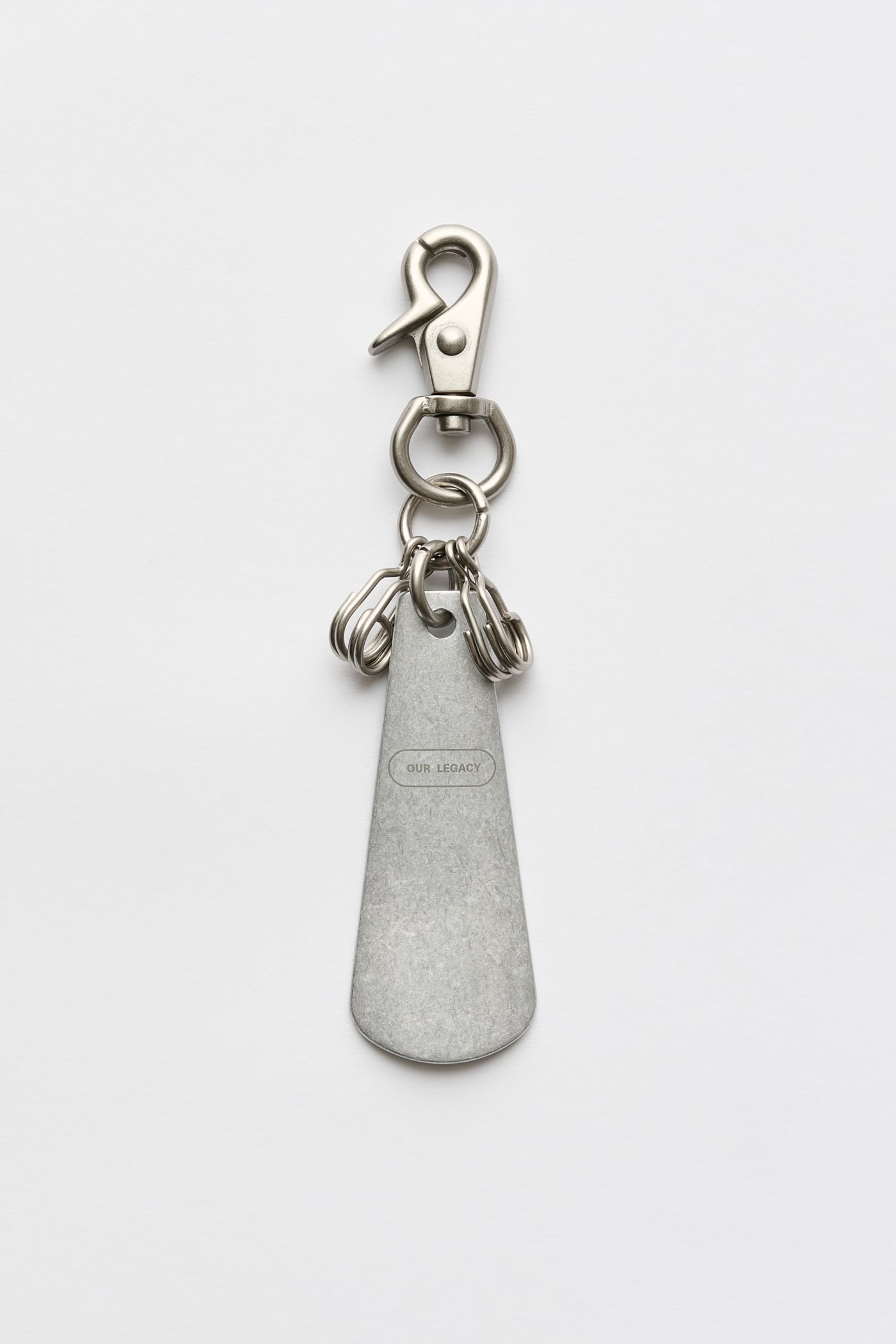 Our Legacy - Shoehorn Keyring Matte Aluminium